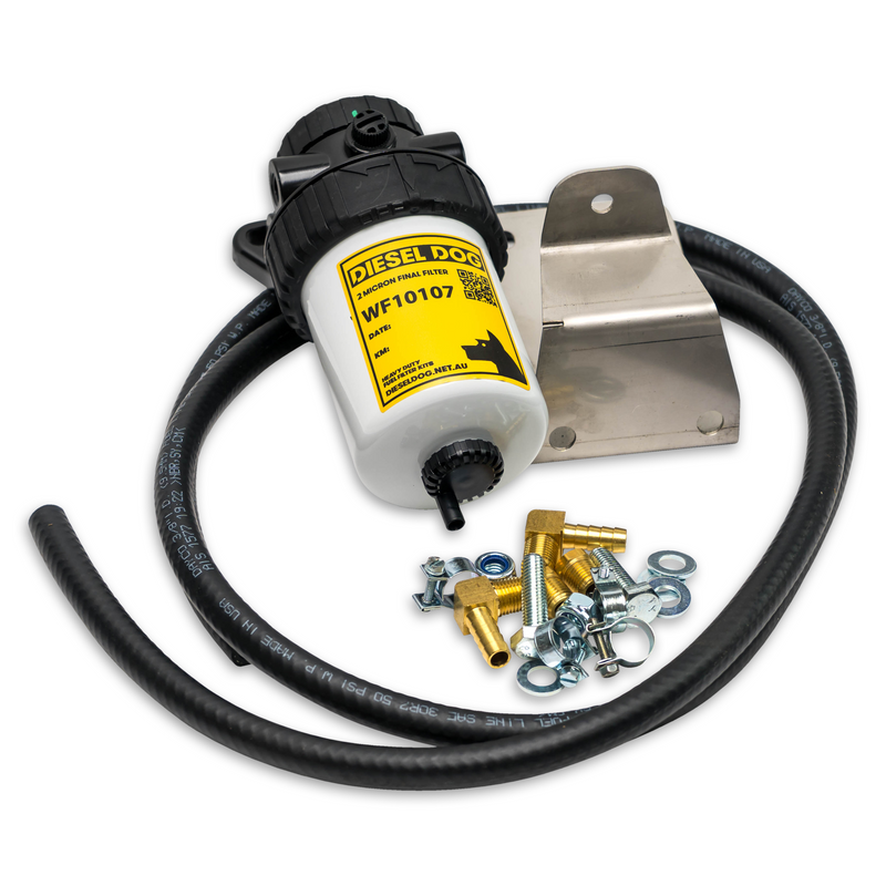 Load image into Gallery viewer, Diesel Dog Fuel Filter Kit - Landcruiser 70 Series - with Compressor
